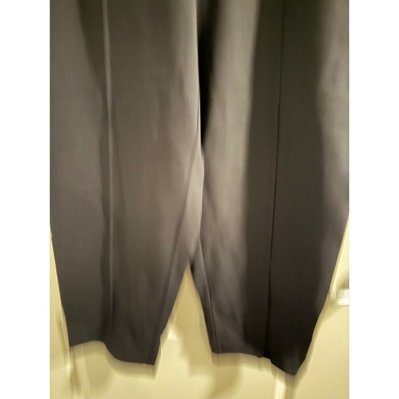 Eloquii Black Wide Leg Cropped Pants Womens Size 16‎ - Picture 2 of 9